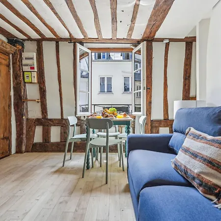 アパート 1Br Steps From The Louvre & Palais Royal & Opera Flat *
